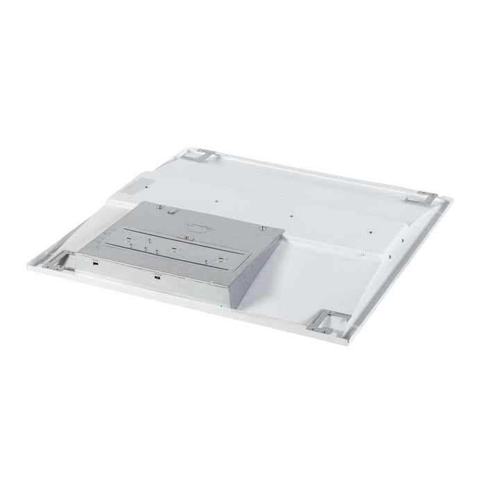 Keystone 2X2 LED Center Basket Troffer Wattage/CCT Selectable 24W/18W/15W 3500K/4000K/5000K 120-277V Frosted Curved Lens 0-10V Dimming (KT-CBLED24PS-22C-8CSA-VDIM /CR)