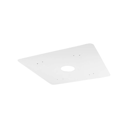 Keystone 21 Inch Square Beauty Plate White (KT-CLED-BP-21-W)