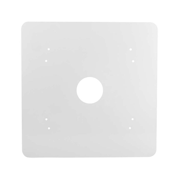 Keystone 21 Inch Square Beauty Plate White (KT-CLED-BP-21-W)