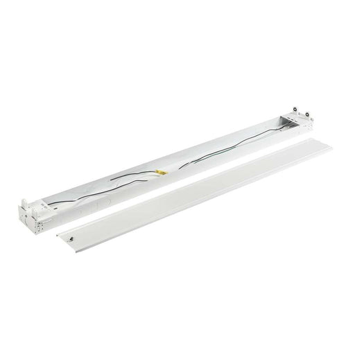 Keystone 4 Foot 2-Lamp Tube-Ready Strip Fixture Wired For Type B Double-Ended T8 LED Tubes (KT-DDSLEDT8-4-2L-DP /DE)