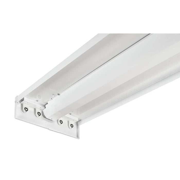 Keystone 4 Foot 4-Lamp Tube-Ready Wrap Fixture Wired For Type B Double-Ended T8 LED Lamps (KT-DDWLEDT8-4-4L-DP /DE)