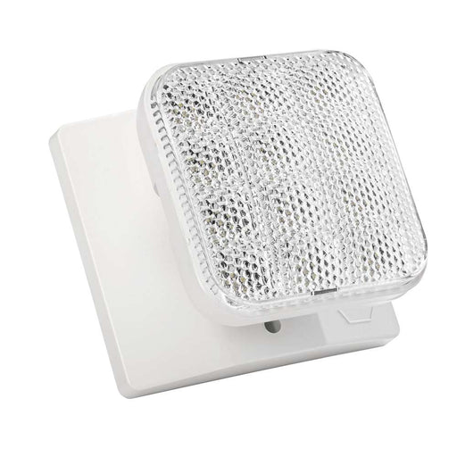 Keystone Emergency Light Thermoplastic Remote Single Head Style 1 White Color 6500K Single Head Surface Mount Low Voltage Input (KT-EM-RS1-WHWL-SL)