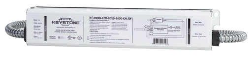 Keystone LED Emergency Back-Up One Piece 20W Constant Wattage Design With Self Diagnostics Approximately 2000Lm Dual Flex Cables 120-277V Input (KT-EMRG-LED-20SD-2000-EN /DF-IP)