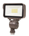 Keystone 15W 3000K Contractor Prime LED Flood Light Rectangular Series 3 120/277V Input Bronze Housing Wide Beam Spread Knuckle Mount (KT-FLED15-R3A-KM-830)