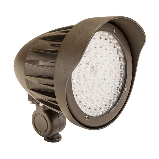 Keystone LED Bullet Floodlight Wattage/CCT Selectable 25W/20W/15W 3000K/4000K/5000K Built In Photocell 120-277V Knuckle Mount Bronze Generation 2 (KT-FLED25PS-C1E-UNV-8CSB-VDIM /G2)