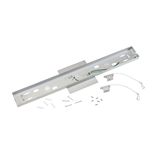 Keystone Surface Mounting Kit For 2 Foot Series A Linear Architectural Fixtures Silver (KT-LALED-2A-SM-KIT-S)
