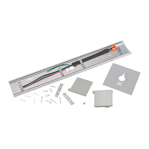 Keystone Wall Mounting Kit For 2 Foot Series A Linear Architectural Fixtures Silver (KT-LALED-2A-WM-KIT-S)