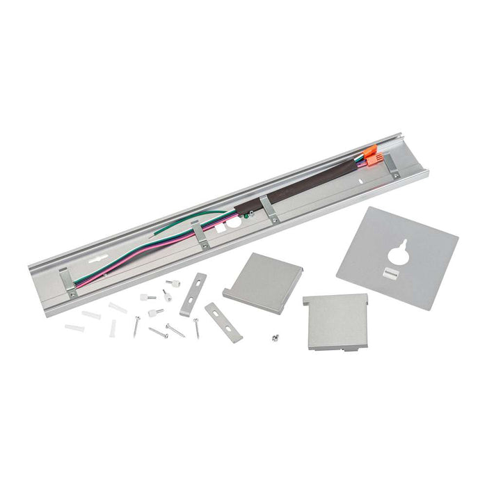 Keystone Wall Mounting Kit For 2 Foot Series A Linear Architectural Fixtures Silver (KT-LALED-2A-WM-KIT-S)