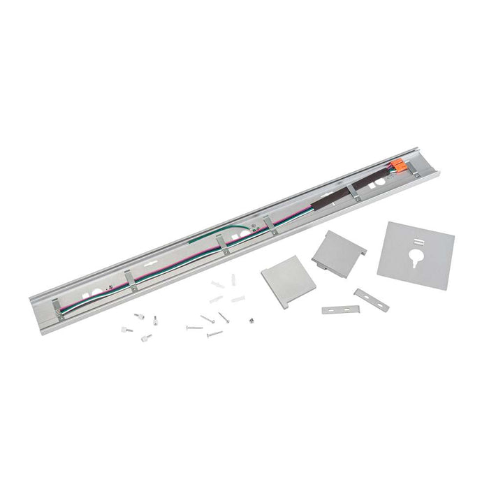 Keystone Wall Mounting Kit For 3 Foot Series A Linear Architectural Fixtures Silver (KT-LALED-3A-WM-KIT-S)