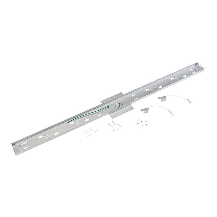 Keystone Surface Mounting Kit For 4 Foot Series A Linear Architectural Fixtures Silver (KT-LALED-4A-SM-KIT-S)
