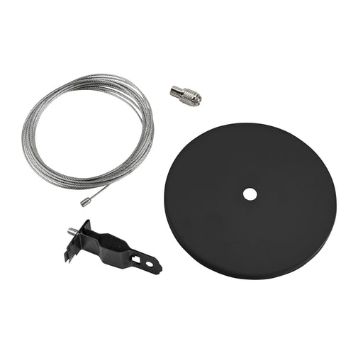 Keystone Canopy Cover Non-Feed Kit T-Bar Mount 5 Inch Circular Black (KT-LALED-5CC-2-NF-KIT-B)