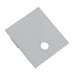 Keystone End Cap For Series A Linear Architectural Fixtures For Use With Emergency Test Button Silver (KT-LALED-A-EC-EM-S)