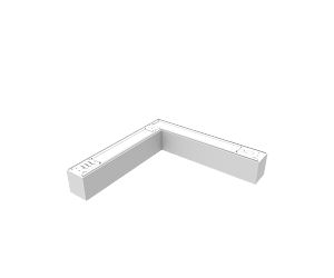 Keystone Linear Architectural Fixture With Direct And Indirect Lighting L Power And Color Selectable White 0-10V Dimming (KT-LALED25PS-LA-8CSF-VDIM)