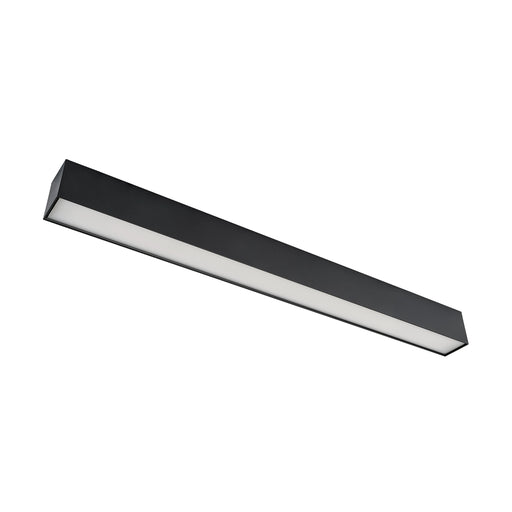 Keystone LED Linear Architectural Fixture With Direct And Indirect Lighting 4 Foot Power/CCT Selectable 40W/30W/25W 2700K/3000K/3500K/4000K/5000K Black 0-10V (KT-LALED40PS-4A-8CSF-VDIM-B)