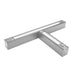 Keystone T-Shape Linear Architectural Fixture Selectable 37W/30W/23W 2700K/3000K/3500K/4000K/5000K 120-277V 0-10V Dimming Silver 12V Aux (KT-LALED37PS-TA-8CSF-VDIM-S)