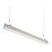 Keystone 4 Foot Linear Architectural Pendant Selectable 40W/30W/25W 2700K/3000K/3500K/4000K/5000K 120-277V 0-10V Dimming Silver 12V Aux (KT-LALED40PS-4A-8CSF-VDIM-S)