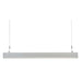 Keystone 4 Foot Linear Architectural Pendant Selectable 40W/30W/25W 2700K/3000K/3500K/4000K/5000K 120-277V 0-10V Dimming Silver 12V Aux (KT-LALED40PS-4A-8CSF-VDIM-S)