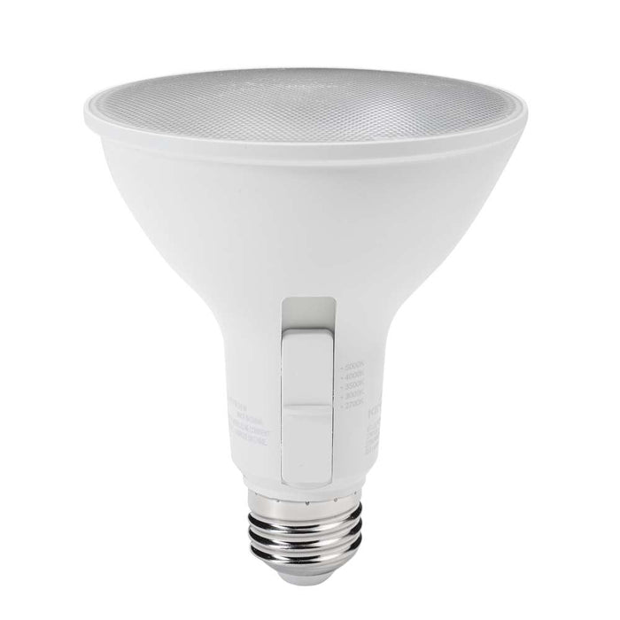 Keystone 10W PAR30 Flood E26 Base 40 Degree Beam Angle CCT Selectable 2700K/3000K/3500K/4000K/5000K 120V 90 CRI (KT-LED10PAR30-F-9CSF /G4)