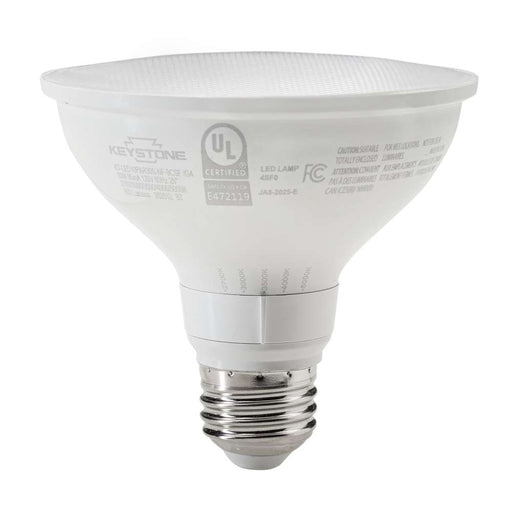 Keystone 10W PAR30 Short Neck Flood Medium E26 Base 25 Degree Beam Angle CCT Selectable 2700K/3000K/3500K/4000K/5000K 120V 90 CRI (KT-LED10PAR30S-NF-9CSF /G4)