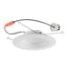 Keystone 6 Inch Baffled LED Downlight Retrofit Trim 10W CCT Selectable 2700K/3000K/3500K/4000K/5000K 90 CRI 120V Triac Dimming E26 Adapter (KT-LED10RD-6CB-9CSF-DIM-CS)