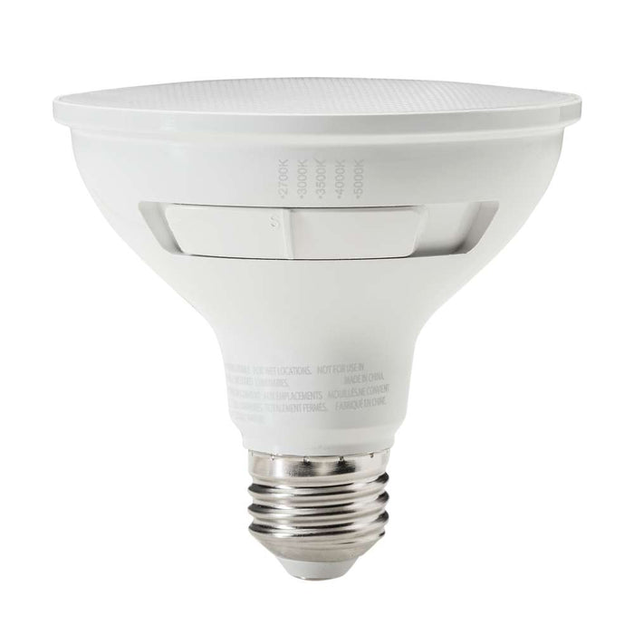 Keystone 11W PAR30 Short Neck Flood Medium E26 Base 40 Degree Beam Angle CCT Selectable 2700K/3000K/3500K/4000K/5000K 120V (KT-LED11PAR30S-F-8CSF /G4)