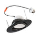 Keystone 5/6 Inch Circular LED Residential Retrofit Gimbal Black Trim 11W 2700K/3000K/3500K/4000K/5000K Triac Dimming Quick Disconnect E26 Base (KT-LED11RD-6C-9CSF-DIM-G-B)