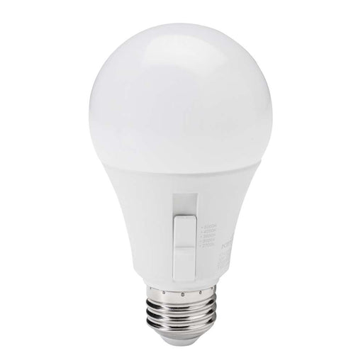 Keystone 12W A19 Omnidirectional Bulb E26 Medium Base CCT Selectable 2700K/3000K/3500K/4000K/5000K 120V 90 CRI Generation 4 (KT-LED12A19-O-9CSF /G4)