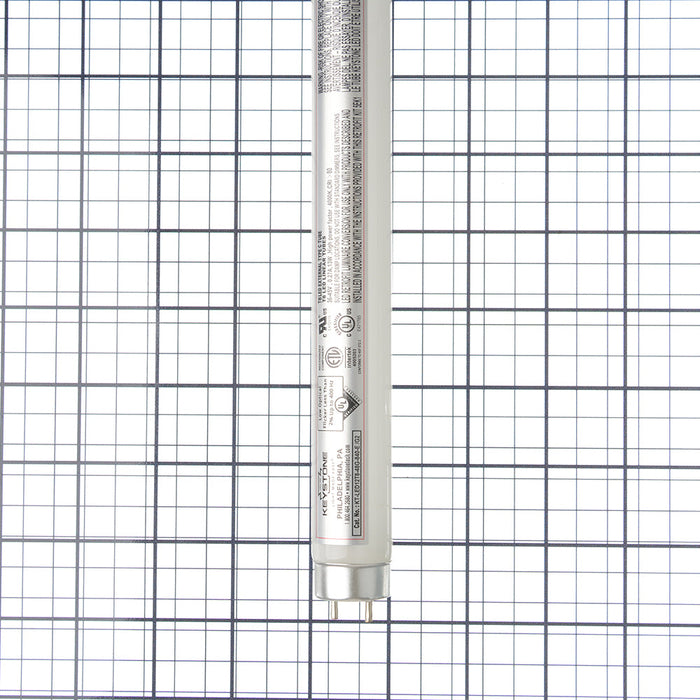 Keystone 12W LED T8 Tube 1800Lm Glass Construction 4 Foot 4000K External Drive Type C G13 Base (KT-LED12T8-48G-840-E /G2)