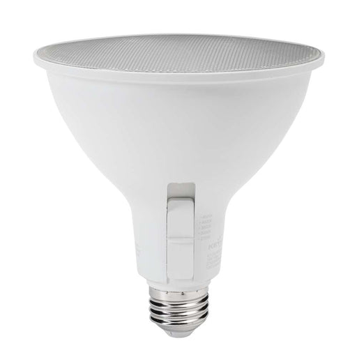 Keystone 15W PAR38 Flood E26 Base 25 Degree Beam Angle CCT Selectable 2700K/3000K/3500K/4000K/5000K 120V 90 CRI (KT-LED15PAR38-NF-9CSF /G4)