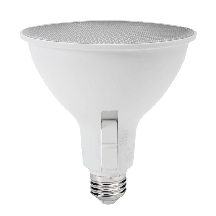 Keystone 15W PAR38 Flood E26 Base 25 Degree Beam Angle CCT Selectable 2700K/3000K/3500K/4000K/5000K 120V 90 CRI (KT-LED15PAR38-NF-9CSF /G4)