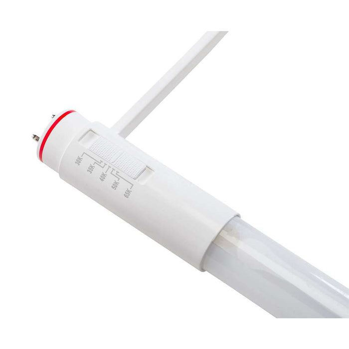 Keystone 15W LED T8 Tube Glass 6 Inch U-Bend Wattage/CCT Selectable 11.5W/13W/15W 3000K/3500K/4000K/5000K/6500K Ballast Compatible 120-277V (KT-LED15PST8-U6G-8CSJ-X3)