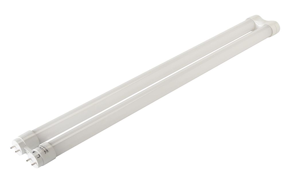 Keystone 15W LED T8 Tube Glass Construction 120-277V Input Direct Drive 1 5/8 Inch U-Bend 4000K (KT-LED15T8-U1G-840-D-CP)