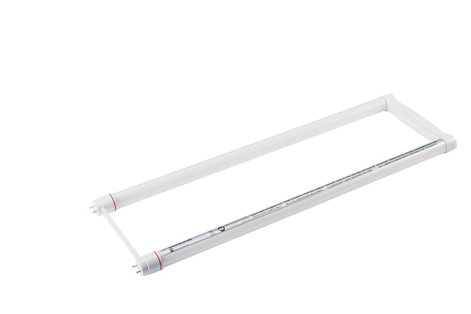 Keystone 15W LED T8 Tube Shatter-Proof Coated Glass Ballast Compatible 6 Inch U-Bend 4000K (KT-LED15T8-U6GC-840-S-CP)