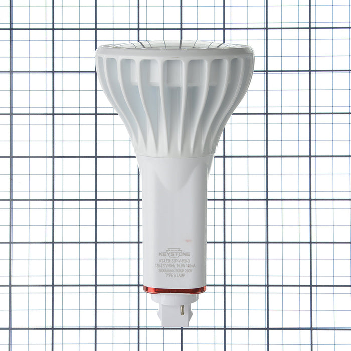 Keystone 16W 2000Lm 2-Pin LED Lamp Vertical Bypass G24D (KT-LED162P-V-850-D)