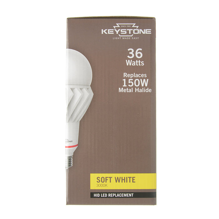 Keystone Commercial A25/PS30 LED Lamp 36W 3000K E26 Base 120-277V Input Dimmable Omnidirectional (KT-LED35A25-O-E26-830-DIM /G2)