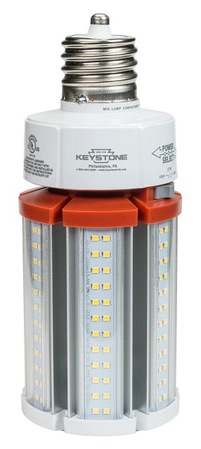 Keystone LED HID Replacement Lamp Power Select 36W/27W/18W EX39 Base 3000K 120-277V Input Direct Drive (KT-LED36PSHID-EX39-830-D /G4)