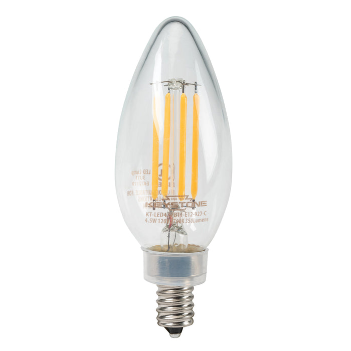 Keystone 40W Equivalent 4.5W 350Lm B11 Bulb E12 90 CRI Dimmable 