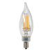Keystone 40W Equivalent 4.5W 350Lm CA11 LED Bulb E12 90 CRI Dimmable 2700K (KT-LED4.5FCA11-E12-927-C)