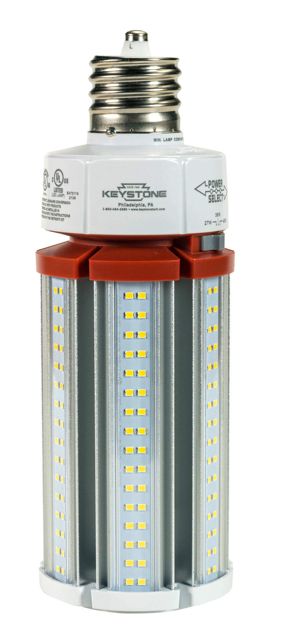 Keystone KT-LED45PSHID-EX39-830-D /G4 LED HID Replacement Lamp EX39 ...