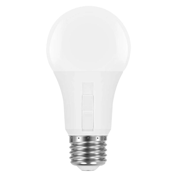 Keystone 5.5W A19 Omnidirectional Bulb E26 Base CCT Selectable 2700K/3000K/3500K/4000K/5000K 120V 80 CRI Non-Dimmable Generation 4 (KT-LED5.5A19-O-8CSF-ND /G4)