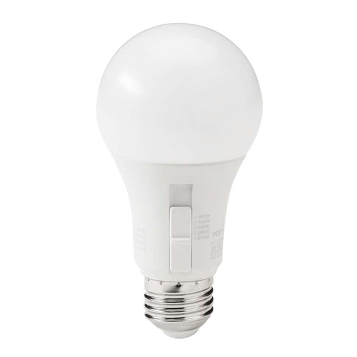 Keystone 5W A19 Omnidirectional Bulb E26 Medium Base CCT Selectable 2700K/3000K/3500K/4000K/5000K 120V 90 CRI Generation 4 (KT-LED5A19-O-9CSF /G4)