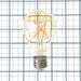 Keystone 40W Equivalent 5W 450Lm A19 LED Bulb E26 2200K 80 CRI Dimmable Amber (KT-LED5FA19-E26-822-A)