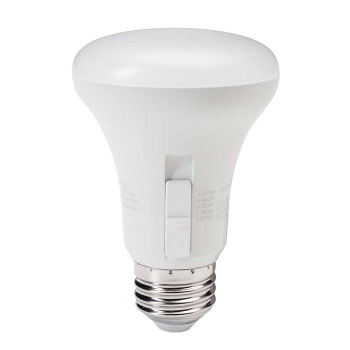 Keystone 6W R20 Flood E26 Medium Base CCT Selectable 2700K/3000K/3500K/4000K/5000K 120V 90 CRI Generation 4 (KT-LED6R20-9CSF /G4)