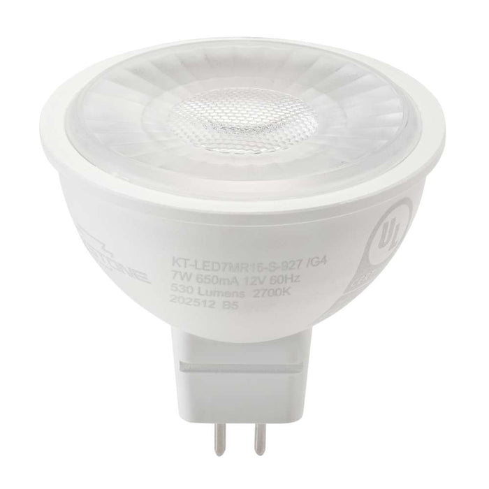 Keystone 7W MR16 Spotlight GU5.3 Base 40 Degree Beam Angle 5000K 90 CRI Generation 4 (KT-LED7MR16-S-950 /G4)