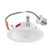 Keystone 4 Inch LED Downlight Retrofit Trim 7.5W CCT Selectable 2700K/3000K/3500K/4000K/5000K 90 CRI 120V Triac Dimming E26 Adapter (KT-LED7RD-4C-9CSF-DIM-CS)