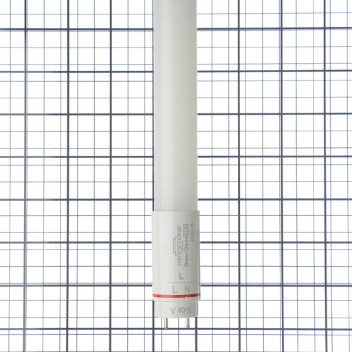 Keystone 7W LED T8 Tube Shatterproof Coated Glass 120-277V Input 18 Inch 4000K Direct Drive Single Or Double Ended (KT-LED7T8-18GC-840-DX2)