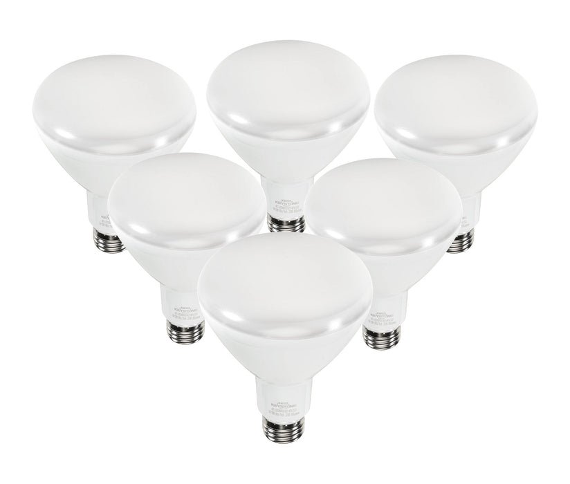 Keystone 50W Equivalent 7.5W 525Lm R20 Lamp E26 80 CRI Dimmable 2700K Package Of 6 (KT-LED8BR30-827-6PK /G2)