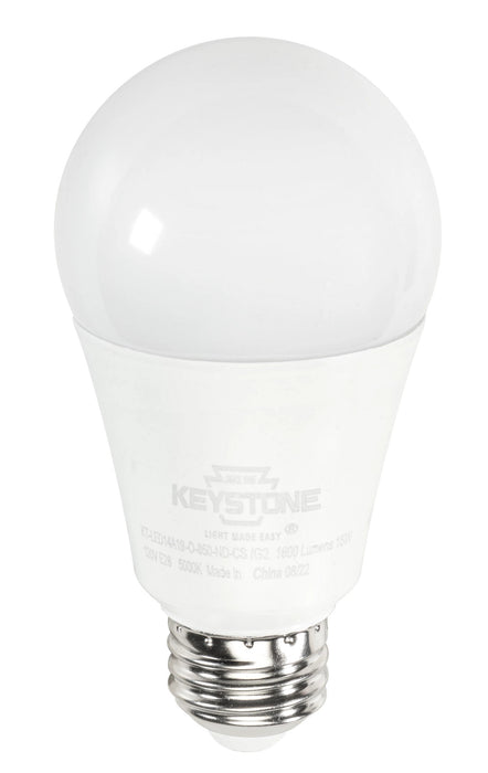 Keystone A19 Omni-Directional Bulb 60W Equivalent E26 Medium Base 5000K 80 CRI Non Dimming Generation 2 (KT-LED9A19-O-850-ND /G2)