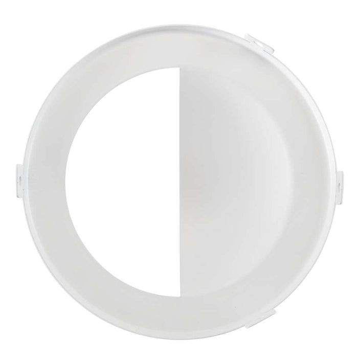 Keystone 4 Inch Wall Wash Trim For Recessed Commercial Downlights White (KT-RDLED-4A-WW-TRIM)