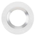 Keystone 6 Inch Hazy Specular Reflector With White Flange Trim For Commercial Downlights (KT-RDLED-6A-SR-TRIM)